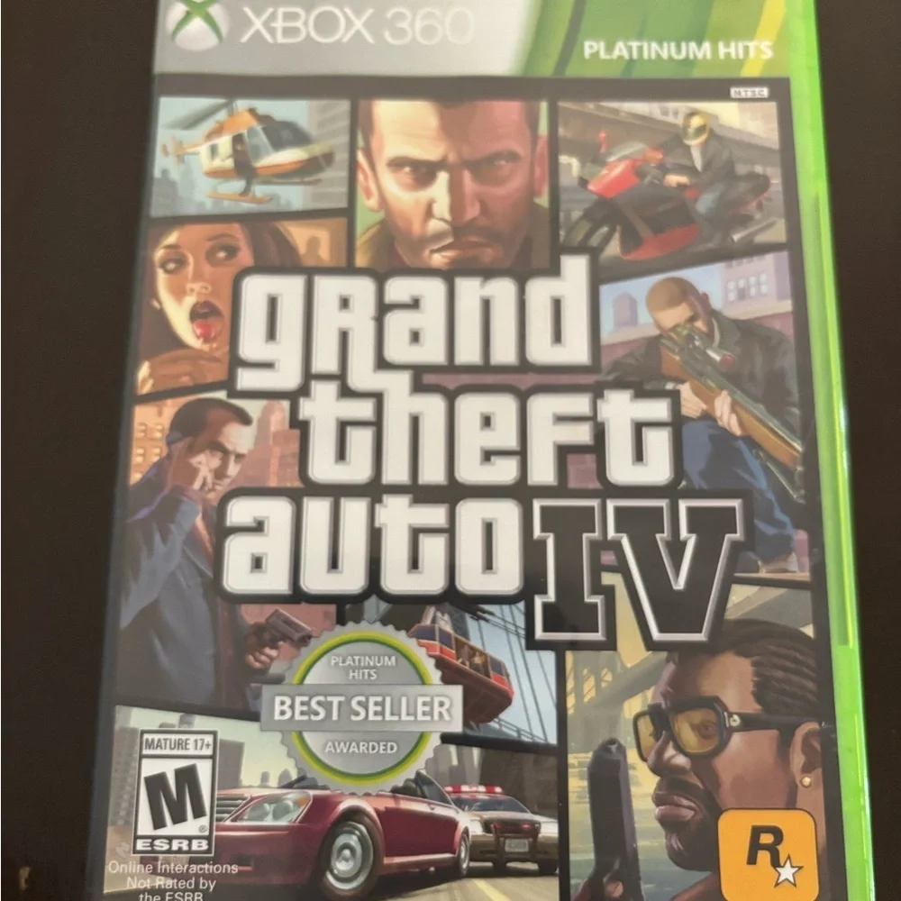 Microsoft Xbox 360 Grand Theft Auto IV - Platinum Hits Edition